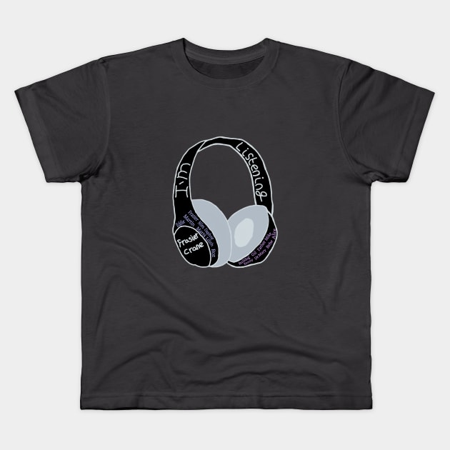 I'm listening Kids T-Shirt by Fantasticallyfreaky